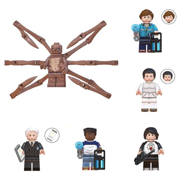 Lot of 6 Stranger Things Custom Minifigures - Picture 1 of 7